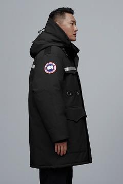 Chamarras Canada Goose Hombre Outlet - Resolute Abrigos Negros LA4971053